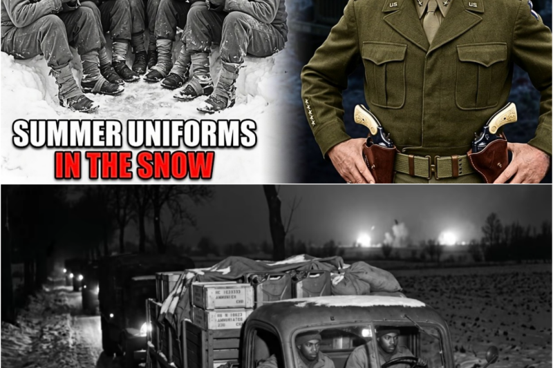 A Quartermaster Gave Them Summer Uniforms in the Middle of Winter — Patton Arrived That Night