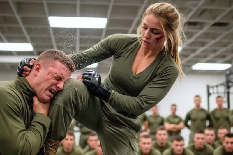 “Care to Try, Kid？” They Mock the New Girl—Unaware She Was Trained by Her Legendary Navy SEAL Fa