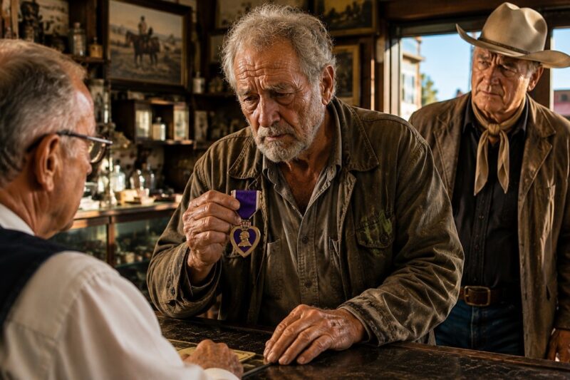 John Wayne Saw A Veteran Selling His Purple Heart In Texas 1958 — Then He Followed Him Outside