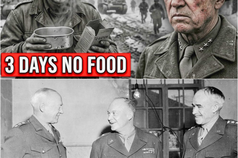 What Patton Did After His Men Went 3 Days Without Food