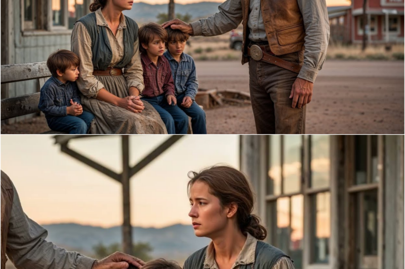Widow With Three Sons Was Rejected, The Cowboy Said, “You’re Home Now”