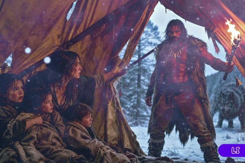 She Was Raising Three Kids In A Tent, The Mountain Man Said, “You’ll Sleep Under A Roof Tonight”…