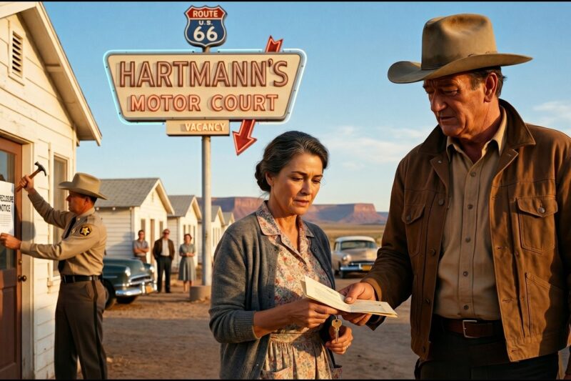 John Wayne Saw A Widow Lose Her Route 66 Motel In Arizona 1959 — Then He Paid The Whole Note
