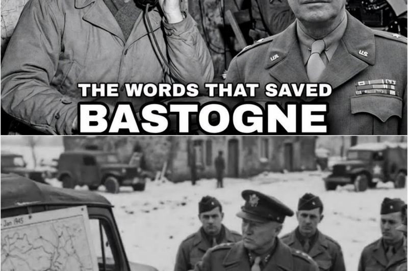 What Eisenhower Said When Patton Broke Through to Bastogne?