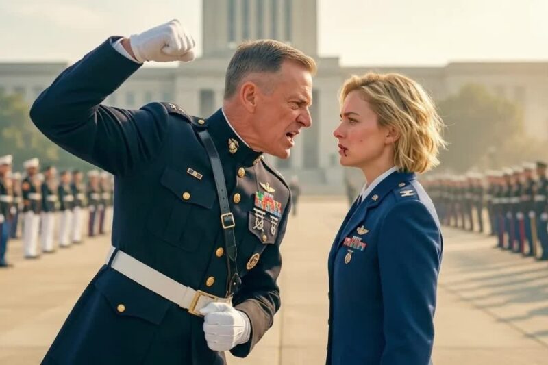 ＂You Brat＂ Marine Admiral Hit Her Before 1,000 Soldiers — He Didn’t Know She Was a Navy SEAL