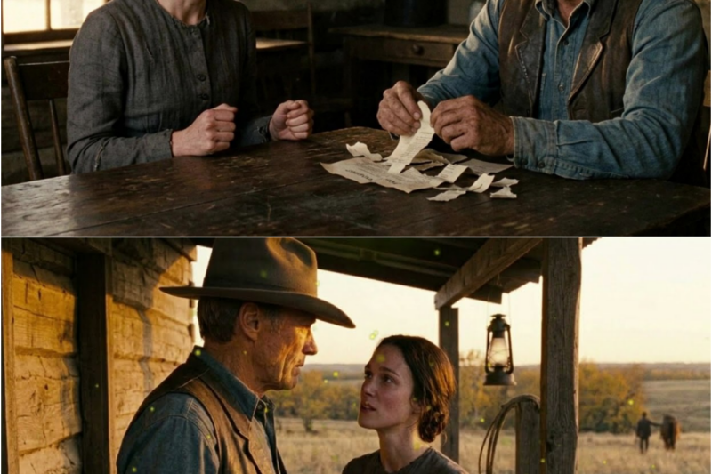 She Came to Settle Her Husband’s Debt—The Cowboy Said “You Owe Me Nothing” and Tore Up the Contract