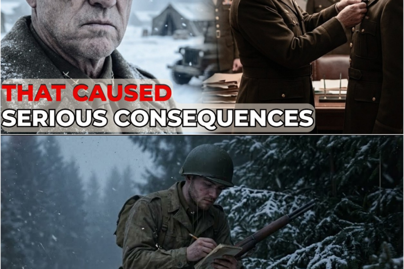 He promoted relatives who had never fought in a war — Patton’s reaction when he found out…