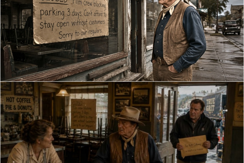 While Filming True Grit, John Wayne Learned a Family Diner Sat Empty for Days — Then He Walked In!