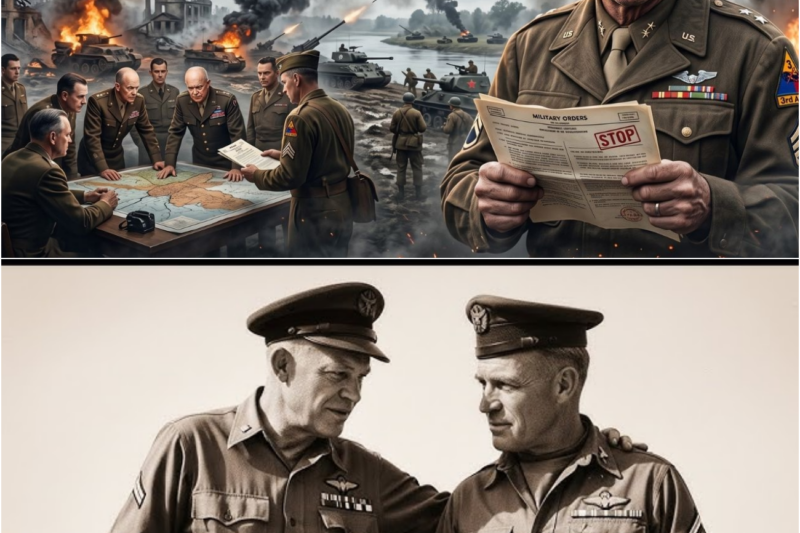 What Patton Said to Eisenhower After Being Ordered to Stop at the Elbe River!