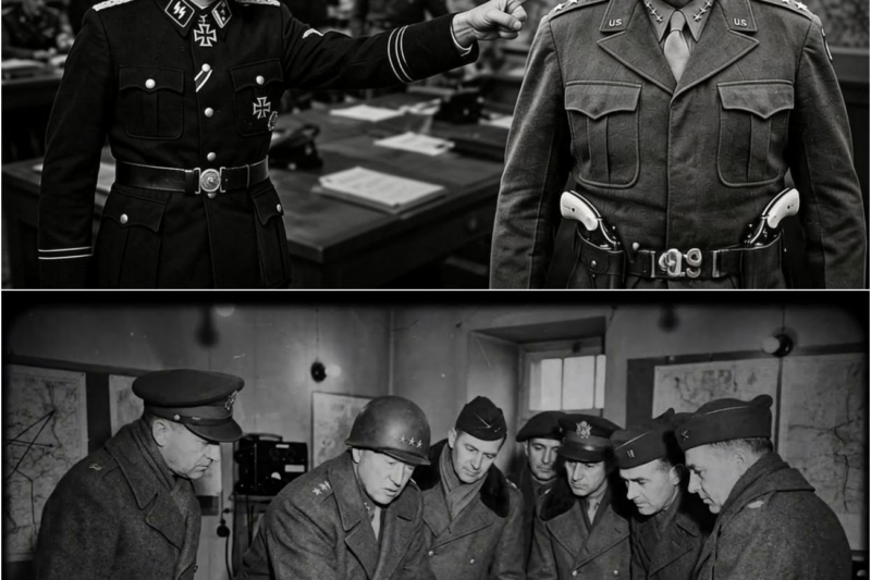 When an SS Officer Threatened PATTON in His Own HQ—A Fatal Mistake