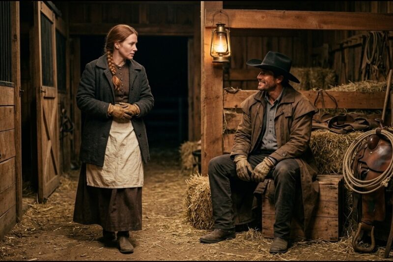 “I’ll Stay in the Barn,” the Cowboy Promised the Widow — Then He Became Her Only Hope