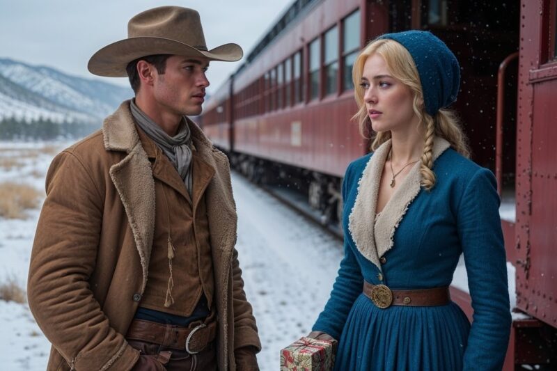 The Cowboy’s Christmas Wish Comes True When She Steps Off the Morning Train