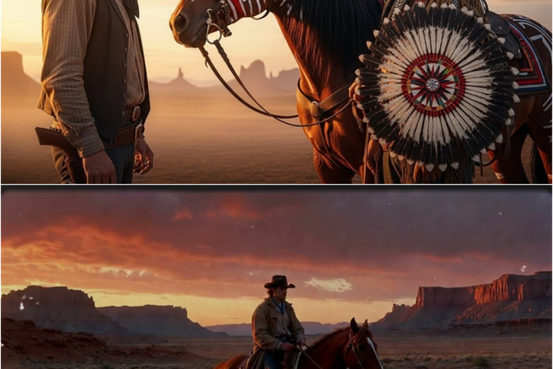 He Returned a Stolen Horse to the Apaches — At Sunset, They Brought Someone Tied Across a Saddle