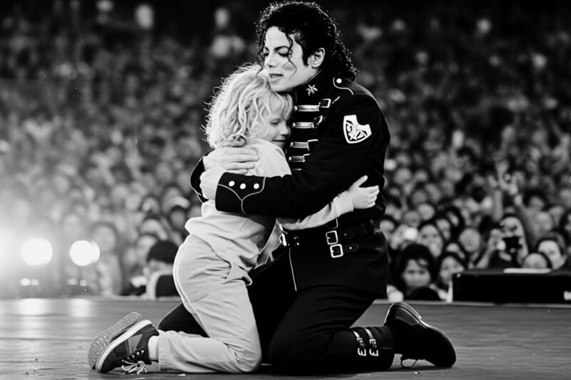 8-Year-Old Kid Rushed the Stage to Hug Michael Jackson—What Happened Next Will Shock You