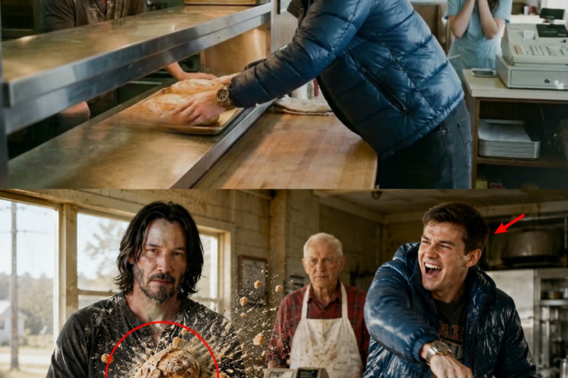 Keanu Reeves Was Just the Baker Until Three Thugs Picked the Wrong Diner