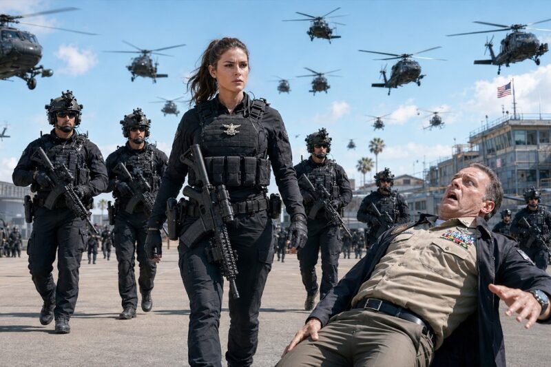 Commander Banned Her From the Base—He Fainted When 40 SEAL Sniper Choppers Escorted Her