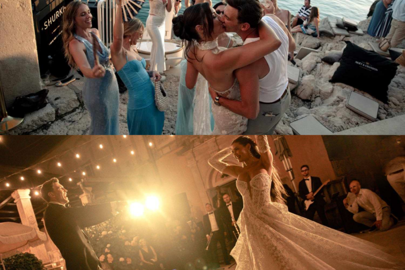 Giannina Gibelli and Blake Horstmann Tie the Knot in Romantic Croatia Destination Wedding