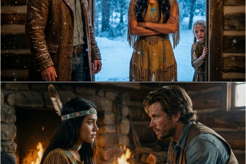An Apache Woman Knocked on the Widowed Rancher’s Door in the Blizzard — What Happened Next