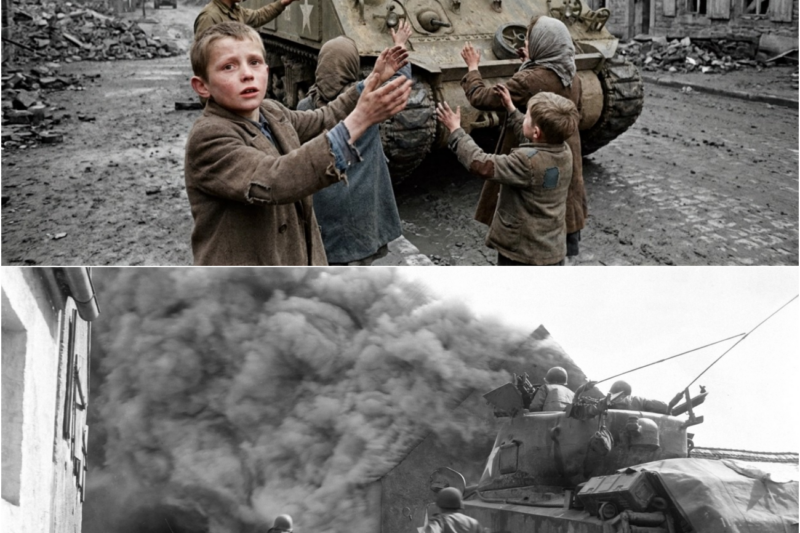 Why German Children Ran Toward American Tanks Instead of Hiding