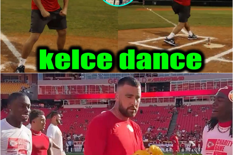 When the Diamond Becomes a Dance Floor: Travis Kelce’s Impromptu Tribute to Fiancée Taylor Swift Steals the Show