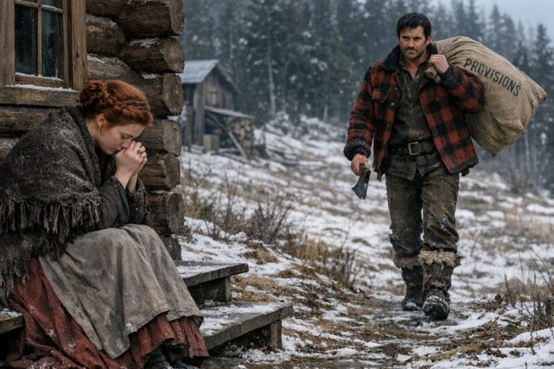 They Abandoned Her To Starve During Winter, Until The Lonely Lumberjack Found And Saved Her
