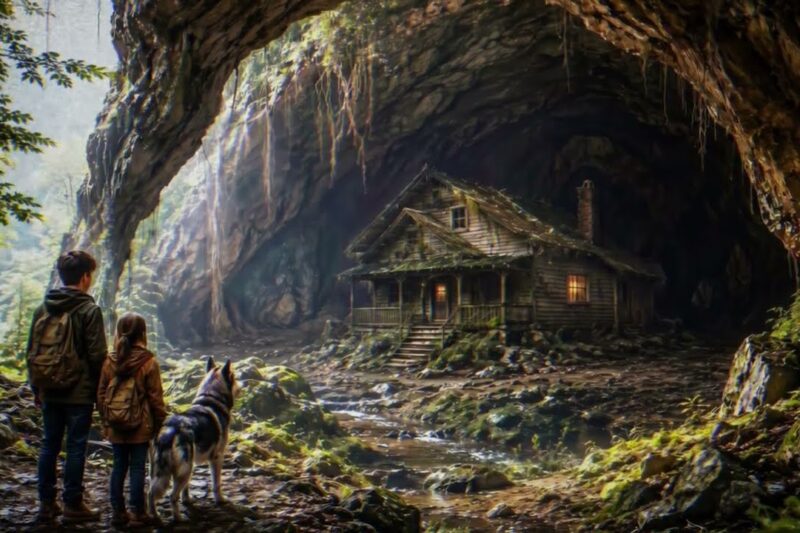 They Had Nowhere To Go — Until They Found a Hidden House Inside a Giant Cave