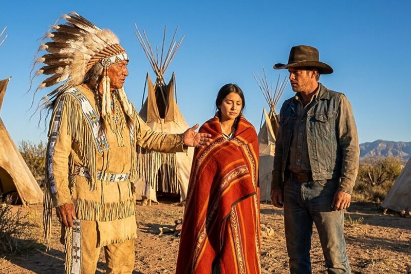 The Apache Chief Said, Marry My Unwanted Daughter or Walk Away |The Cowboy’s Answer Stunned Everyone