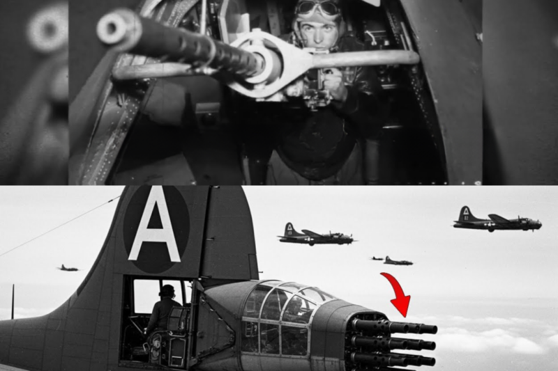 Germans Couldn’t Stop This B 17’s “Secret” Weapon — Until He Destr0yed All 17 Planes