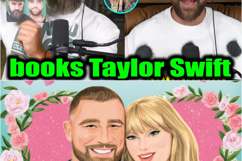 Travis Kelce Tears Up the Playbook to Celebrate Fiancé Taylor Swift’s Journey on New Heights Podcast