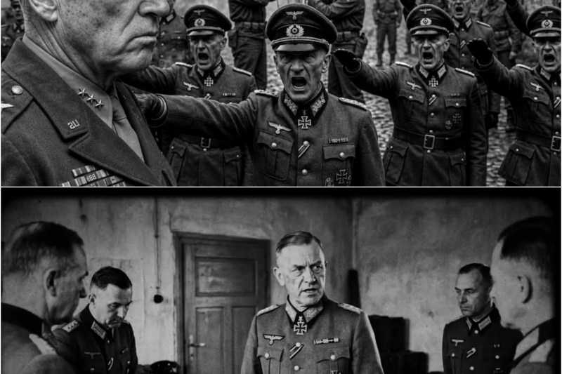 What Did Patton Do When Wehrmacht Officers Saluted Hitler Instead of the US Flag?