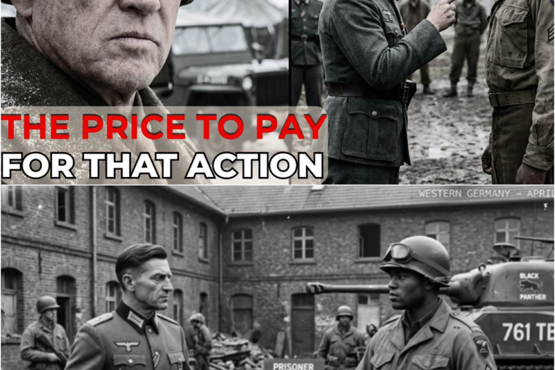 A German officer insulted an American guard in front of Patton—a fatal mistake…