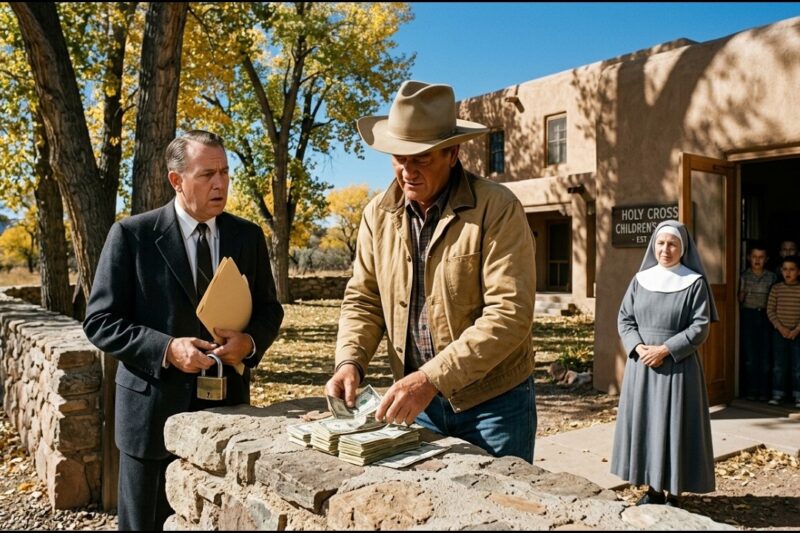 John Wayne Stopped At A Closing Orphanage In Arizona 1957 — Then He Bought The Whole Building