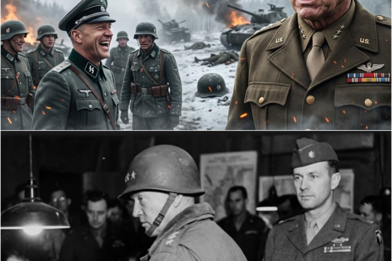 What Patton Said to the SS Officer Who Laughed About Malmedy Massacre Victims!