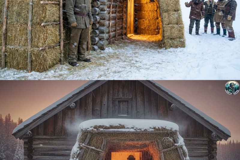 Neighbors Mocked His Hay “Fortress”… Until It Stayed Warm All Winter