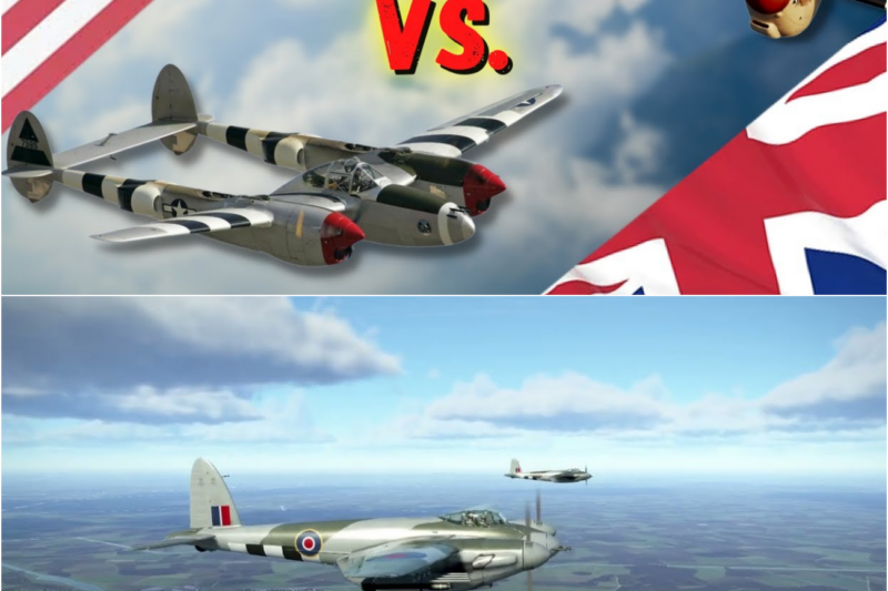 Lightning VS De Havilland Mosquito – Which Would You Want To Fight WW2 In?