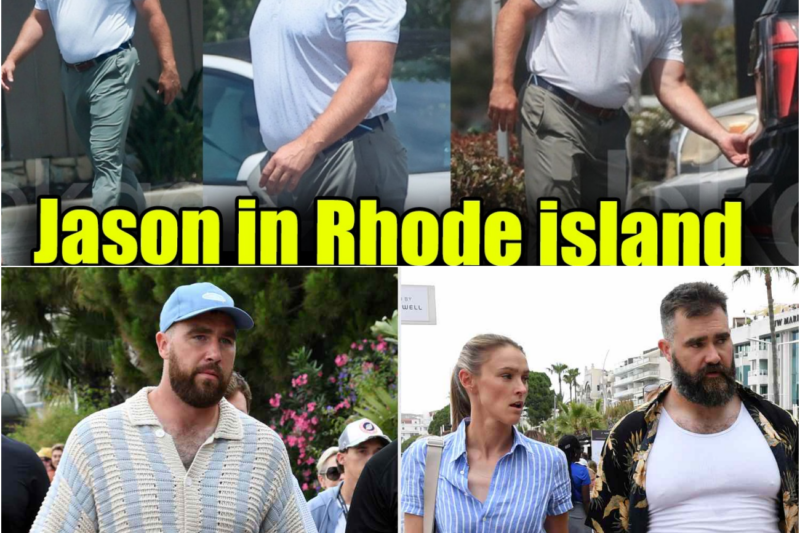 THE BIG EVENT: Jason Kelce Spotted in Taylor Swift’s Range Rover as Rhode Island Mansion Prepares for Star-Studded Wedding