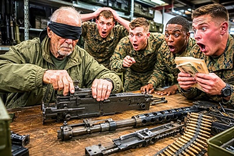 They Bet $10,000 No One Could Field-Strip the M2 Blindfolded — The Old Marine Did It in 38 Seconds