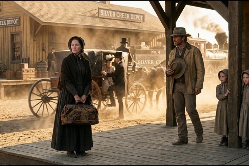 Ugly Bride Was Rejected at the Station — Then Promising Rancher Whispered, “My Twins Need a Mother