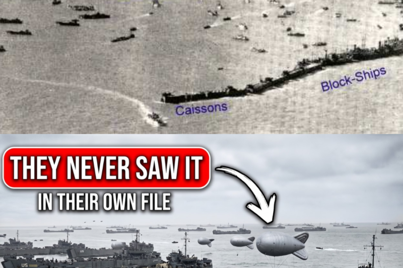 Why The Luftwaffe Labeled Mulberry Harbor Photos “Probable Landing Piers 