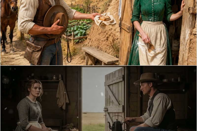 “Who Made This Bread?”—The Rancher Asked the Whole Town Until He Found Her Living Alone in a Dugout