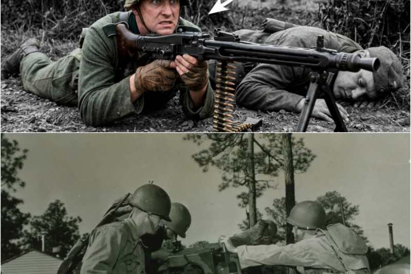 How US Troops Made German Machine Gunners Afraid to Fire First