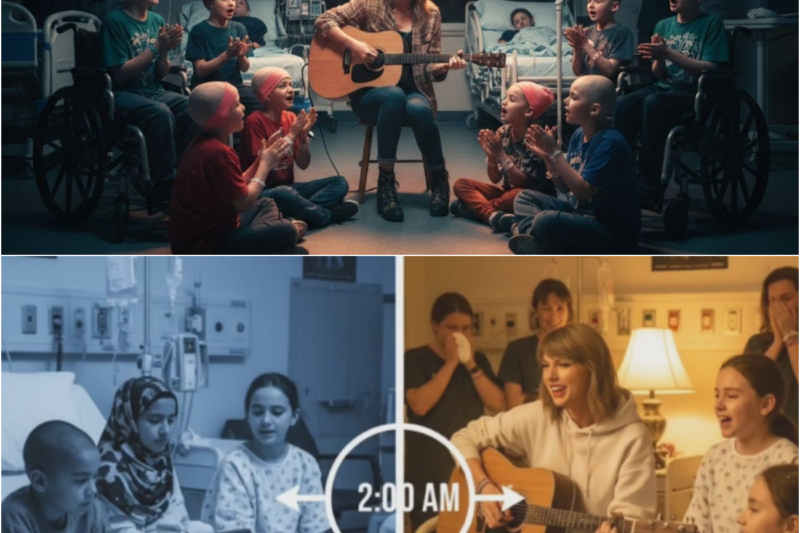 12 kids in cancer ward couldn’t go to Taylor Swift concert — what she did at 2AM will WRECK you