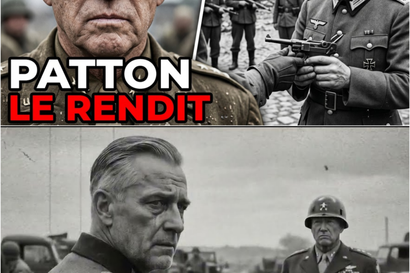 Un colonel allemand braqua son Luger sur Patton — puis Patton le lui rendit