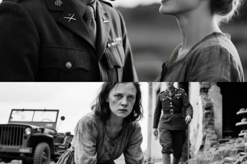 When an American Sold1er Saved a St4rving German POW Woman “You’re Mine Now,” He Said 
