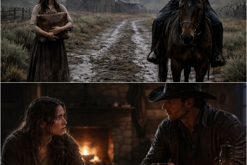 Lone Cowboy Found an Abandoned Mail-Order Bride in the Storm — Not Knowing Love Was All She Had Left