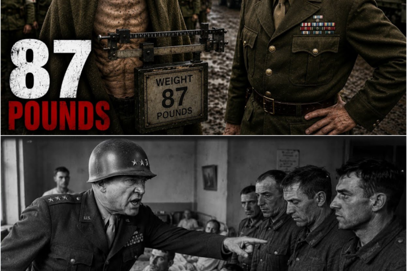 What Patton Did When American POWs Returned Weighing 87 Pounds