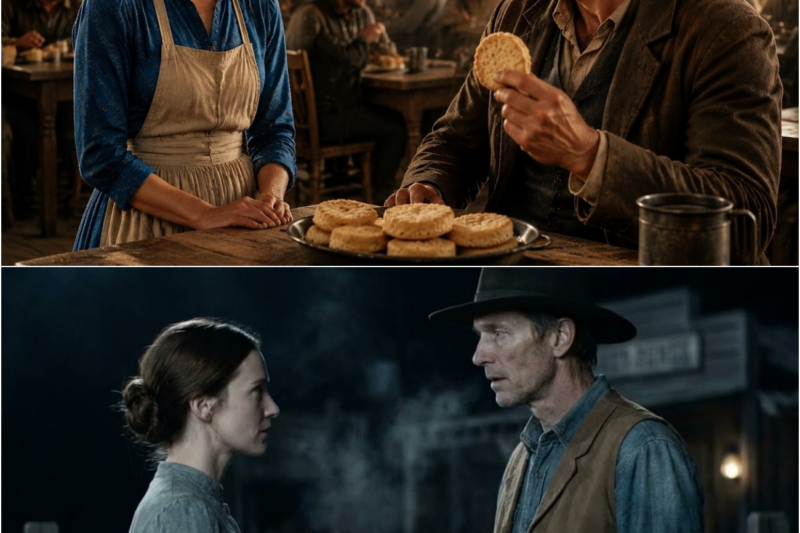 “Who Baked These Biscuits?” the Cowboy Asked — Then He Noticed the Woman Everyone Else Ignored