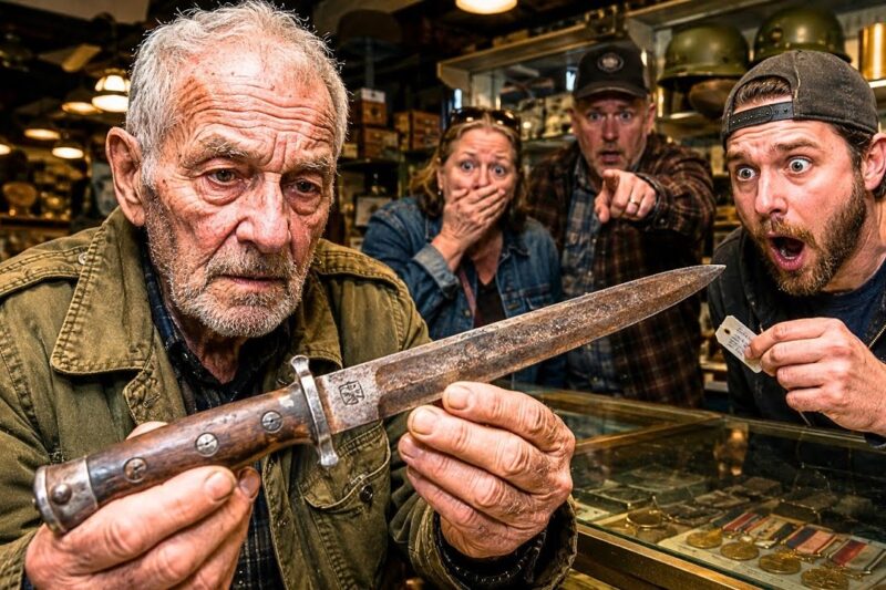 Family Sold Grandpa’s “Junk Bayonet” for $30 — Old Veteran Saw the Mark and Went Silent