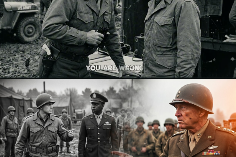 What Patton Did When a White Lieutenant Refused to Salute a Bl4ck Colonel
