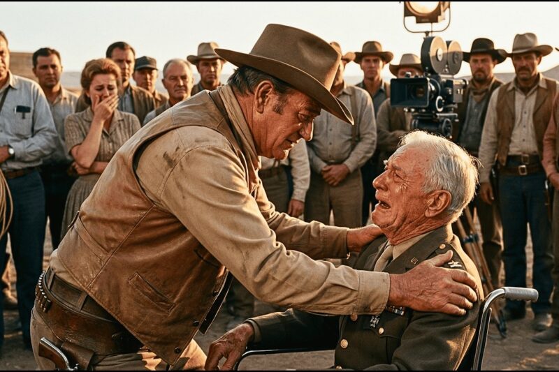 John Wayne Saw a Veteran NO ONE Noticed — He Stopped His Movie and Paid the Price